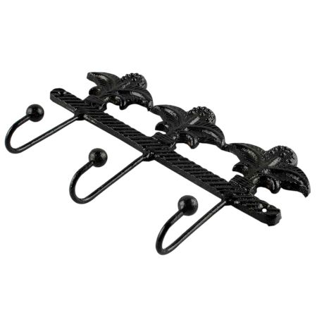 Decorative Black Iron Wall Hooks